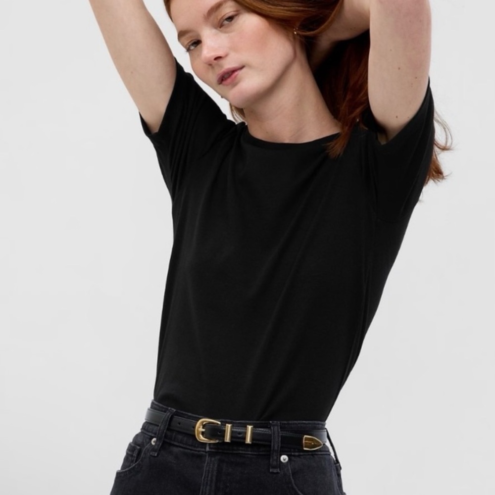 Gap Modern Tee crewneck black XXL pack of 5 shirts